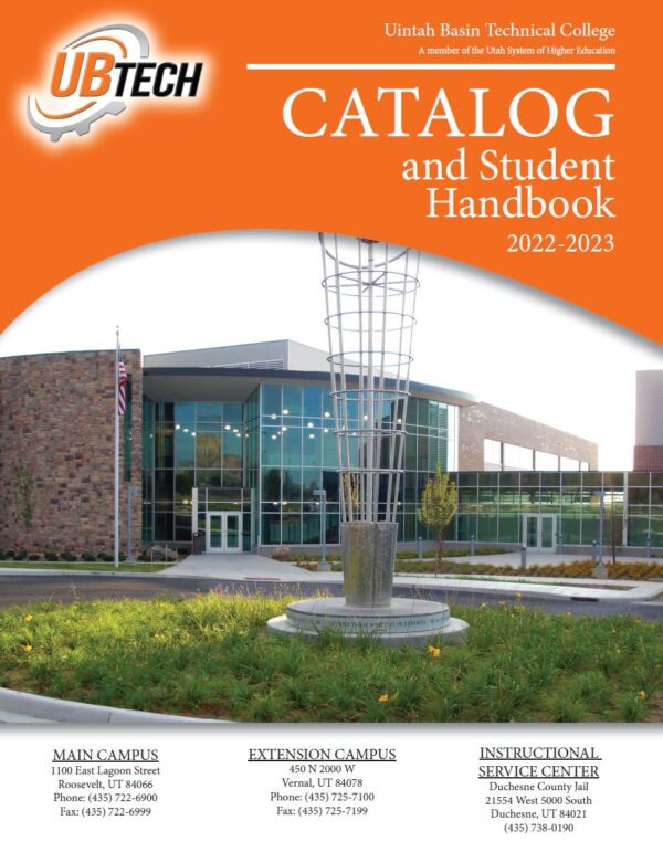 UBTech Student Handbook and Catalog