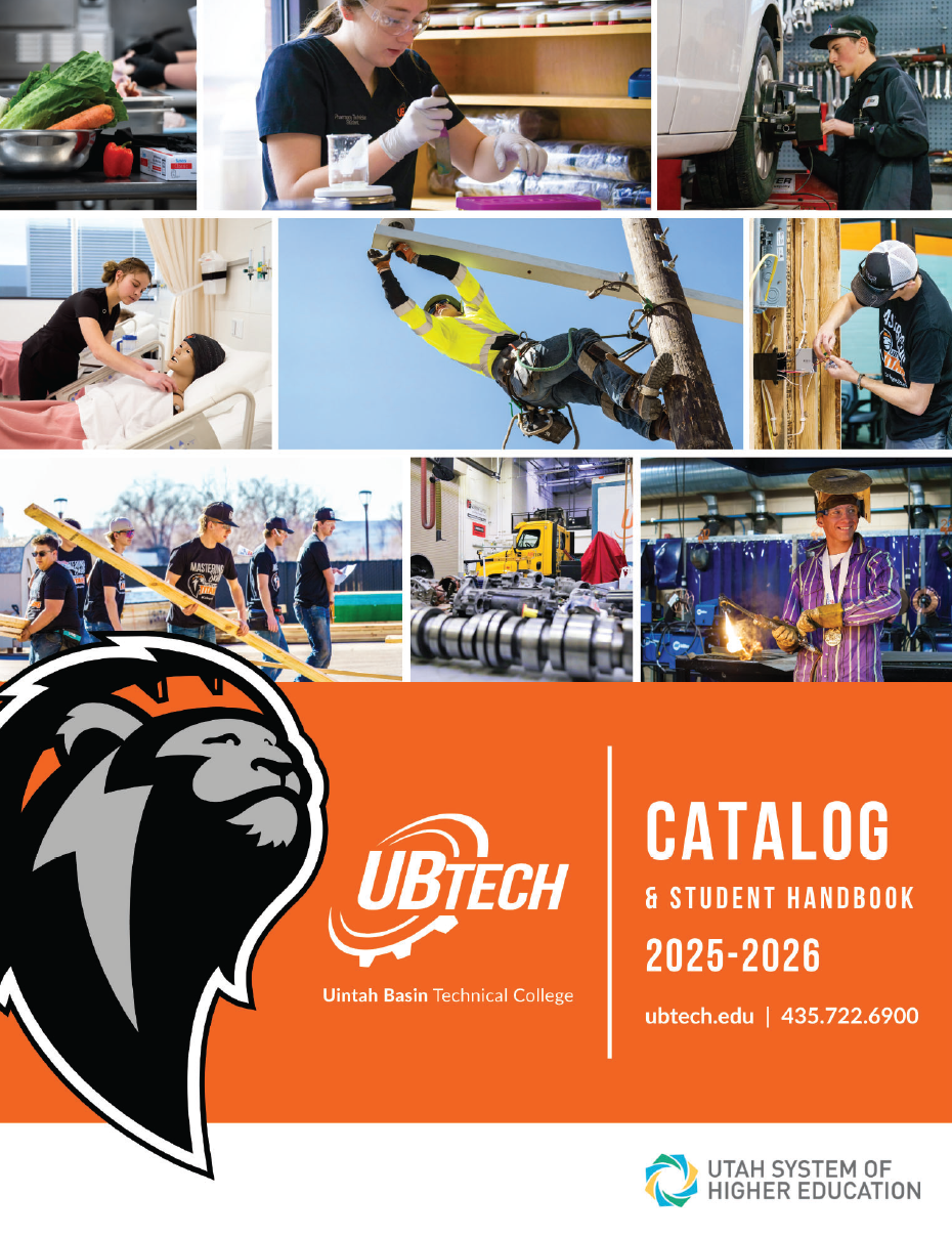 UBTech Student Handbook and Catalog