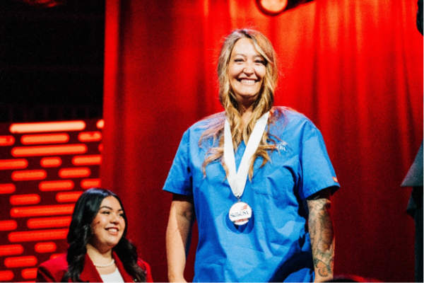 Kaycie Allred earned a national silver medal in Medical Assisting at the 2026 SkillsUSA Championships in Atlanta, competing against the nation's best career and technical education students.