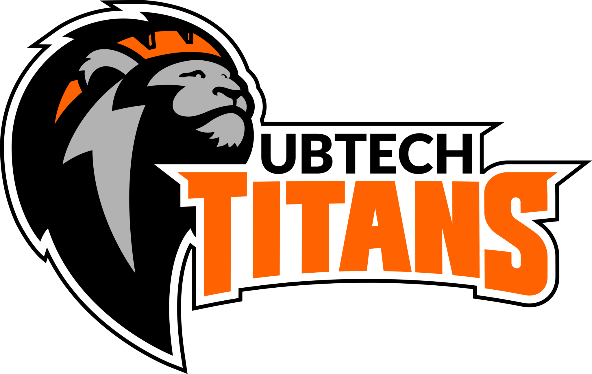 UBT Mascot_Full Titans Wordmark_H_RGB